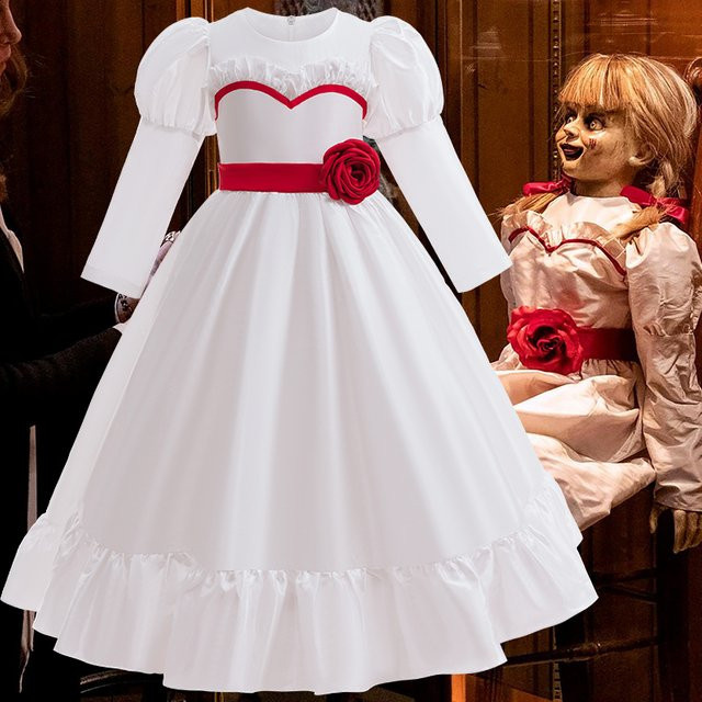 ZOBOTT Prinzessin Kleid, Cosplay Kostüm, Weiß, Textil - Bild 1