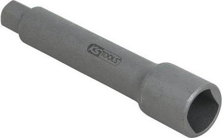 KS Tools 10 mm Stoßdämpfer-Spezialprofil-Gegenhalter-Bit-Stecknuss aus Chrom Vanadium in Grau - Bild 1