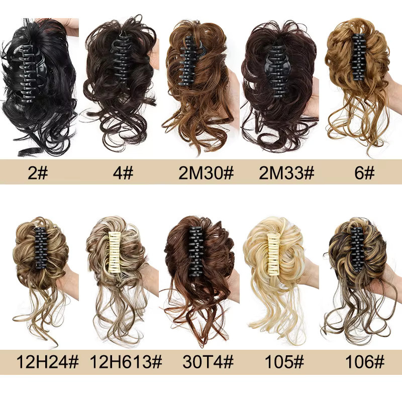 WIGSIN Messy Bun Haarverlängerung, Lockiges Haar, Damen - Bild 2