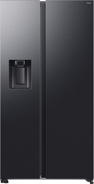 Samsung RS70F Side-by-Side Kühlschrank mit Metal Cooling und Festwasseranschluss, Schwarz, 634 l, Energieeffizienzklasse C - Bild 1