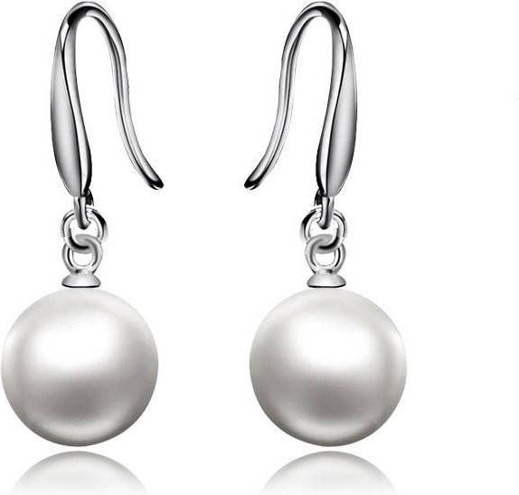 Lucky Star Jewelry Ohrringe, 925 Silber, Perle, Damen - Bild 1