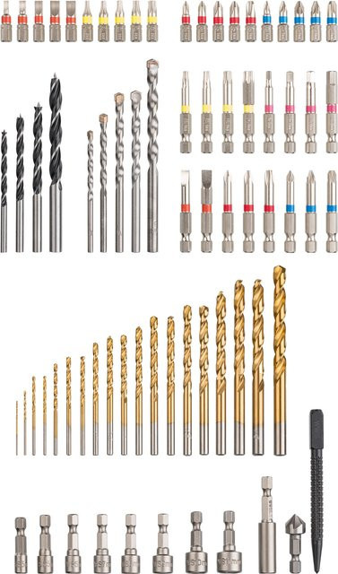 Parkside Bohrer-Bit-Set aus Stahl, 75-teilig - Bild 1