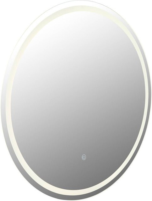Globo Lighting LED-Wandspiegel in Weiß mit Touch-Funktion und dimmbarer Leuchtkraft, H x B: 75 x 2,4 cm - Bild 1