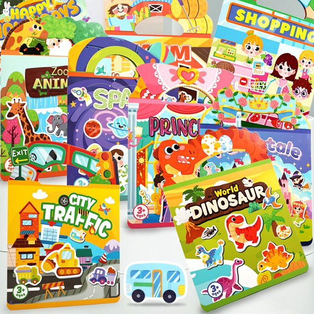 Datgo Stickerbuch, Dinosaurier, Bunt, ab 3 Jahre - Bild 1