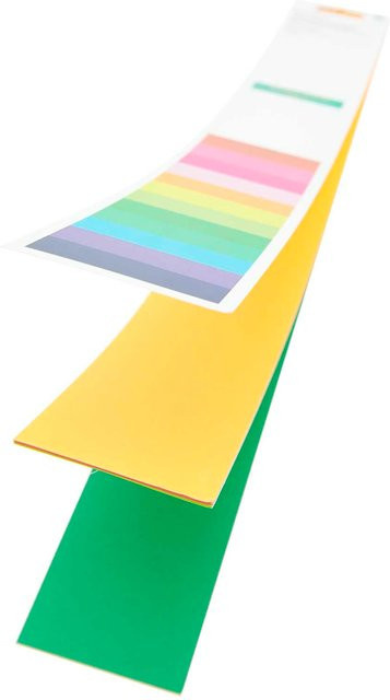 Rico Design Paper Poetry Papierstreifen in 12 Regenbogenfarben, B: 7 cm, L: 42 cm - Bild 1