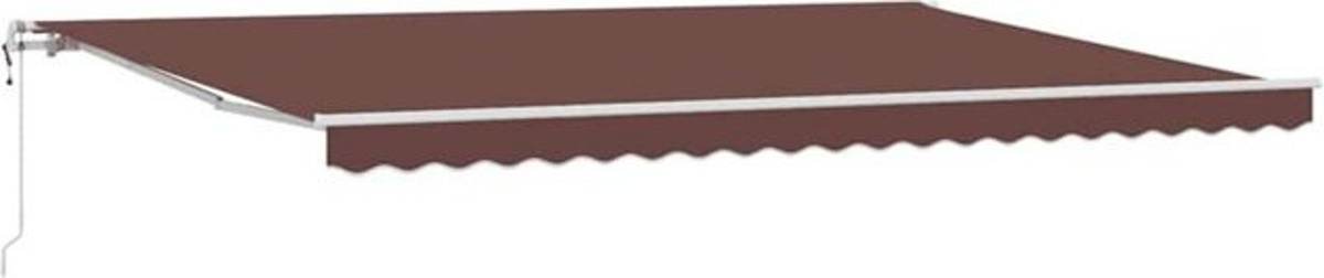 Automatische Markise von Vidaxl in Braun mit B: 500 cm und T: 300 cm - Bild 1