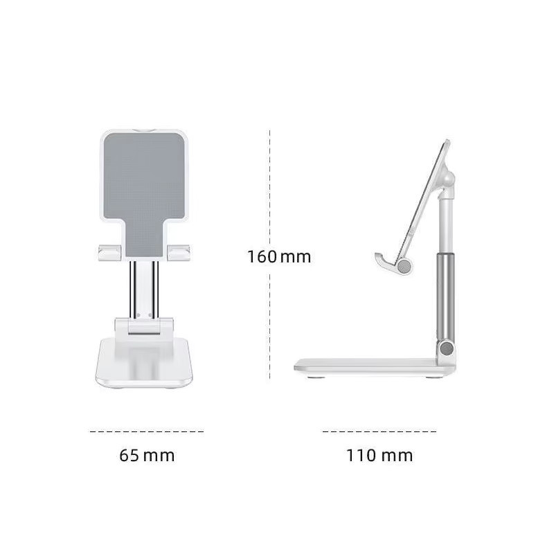 Xiaomi Universal Telefon und Tablet Halterung, Einstellbarer Schreibtisch Ständer für iPhone und iPad, Schwarz oder Weiß - Bild 3