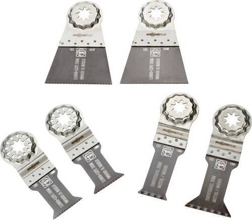 Fein Best of E-Cut Starlock Plus Tauchsägeblatt-Set für Holz und Metall, 6-teilig, Silber - Bild 1