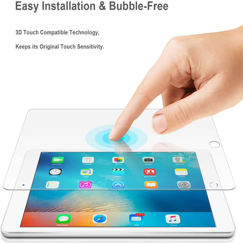 Apple Schutzfolie aus gehärtetem Glas für iPad Pro 10,5 Zoll, transparent, HD klar und blasenfrei - Bild 2