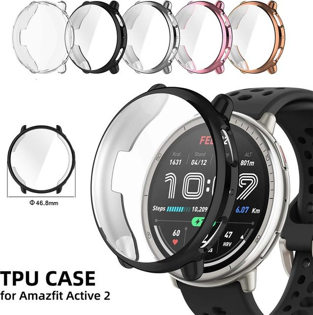 Amazfit Uhrengehäuse für Amazfit Active 2, TPU, Schwarz - Bild 1