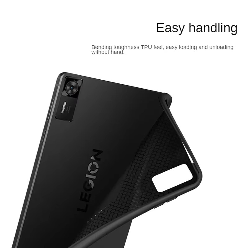 Schutzhülle für Lenovo Legion Y700 4. Generation 8,8 Zoll 2025 TB322FC in Schwarz aus weichem TPU Silikon mit Airbag-Schutz - Bild 2