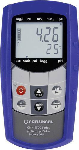 Greisinger GMH5530-G135 Kombi-Messgerät für pH-Wert, Temperatur und Redox (ORP) in Blau - Bild 1