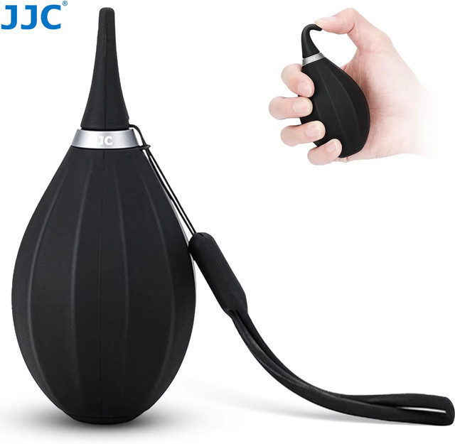 JJC Soft Tip Strong Air Blower Blaster Cleaner in Schwarz für DSLR-Kamera, CCD, CMOS Sensor, LCD und Mirrorless - Bild 1