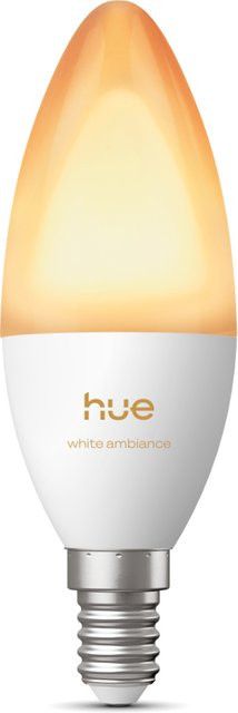 Philips Hue White Ambiance LED-Leuchtmittel Kerzenform E14 Weiß 500 lm dimmbar - Bild 2