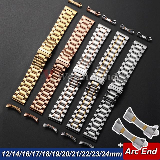 Arc Uhrenarmband Edelstahl, Silber, Unisex - Bild 1