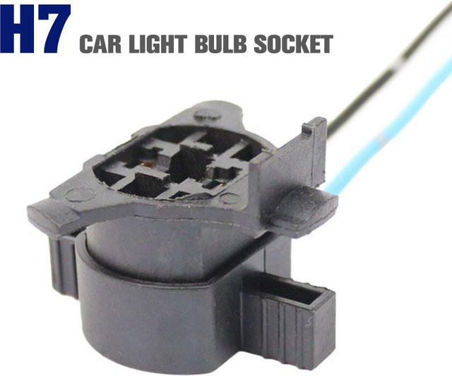 SHIDWJ H7 Scheinwerfer Adapter Halterung für KIA K3 K4 K5 Sorento CEED und Hyundai Veloster Santa I30 in Schwarz - Bild 1