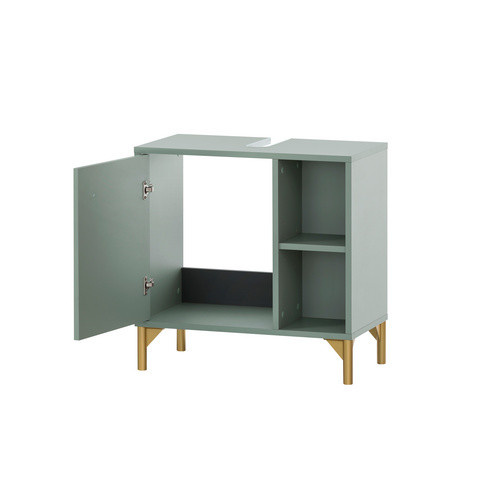 Schildmeyer Waschbeckenunterschrank Ando in Pistazie Grün, B/H/T: 60,3 x 60,3 x 33,0 cm - Bild 2