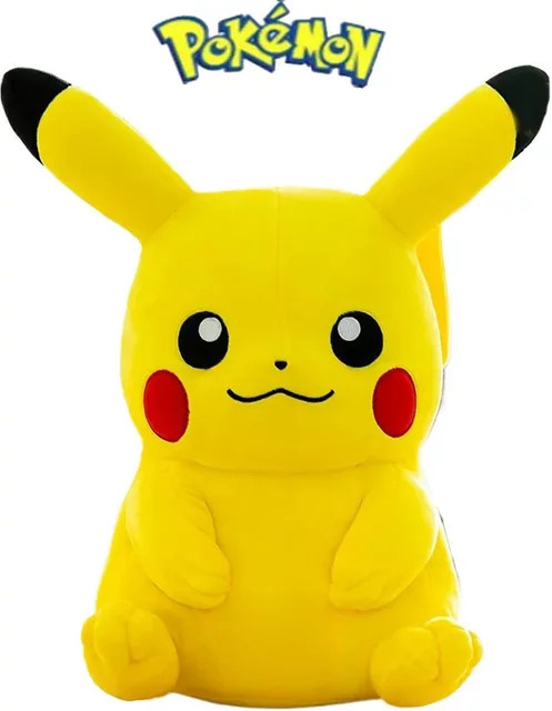 DUODUOBAO Pikachu Pokémon Plüschpuppe Gelb Anime Cartoon - Bild 1