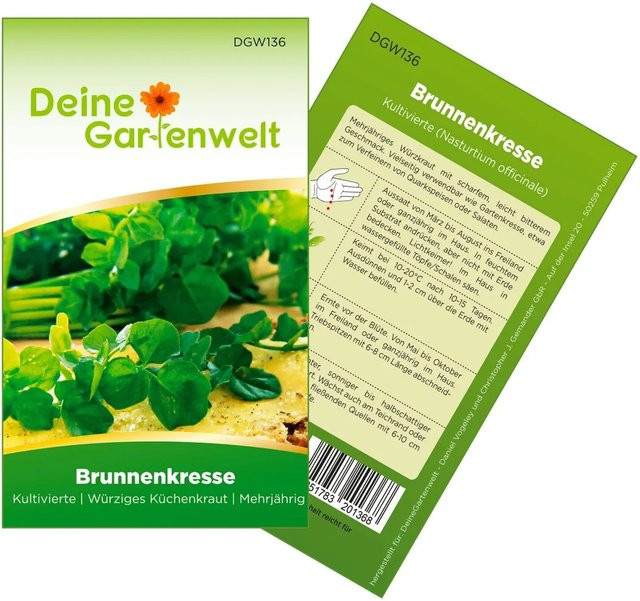 Deine Gartenwelt Brunnenkresse Kultivierte Samen 1 g - Bild 1