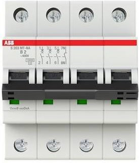 ABB S203MT-B2NA Sicherungsautomat 2A 400V MCB 2CDS273446R0025 - Bild 1