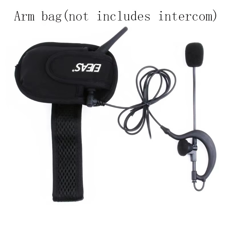 EJEAS Schiedsrichter Sprech Armband Tasche für V6C Pro V4C Plus VNETPHONE V6C, Farbe: Schwarz - Bild 2