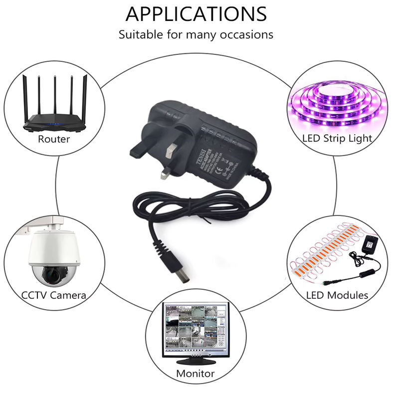TiaoChongYi Netzteil Adapter 36W 12V 3A AC zu DC Stromversorgung für LED Streifen und Beleuchtung mit EU US UK AU Stecker - Bild 5