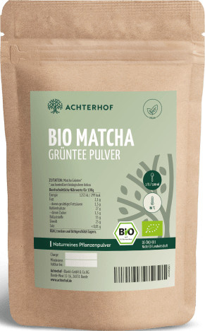 Achterhof Matcha Grüntee Pulver, 250 g - Bild 1