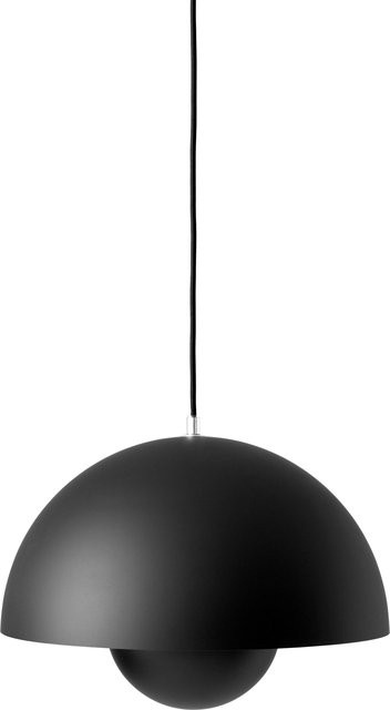 &Tradition Flowerpot VP7 Hängeleuchte in Schwarz aus Metall mit E27 Fassung und dimmbarer LED-Option - Bild 1