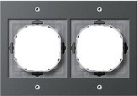 Gira Abdeckrahmen 2fach TX44 in Anthrazit mit IP44 Schutzart - Bild 1