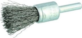 Pinselbürste OSBORN aus Edelstahl mit 0,3 mm Drahtstärke und Durchmesser 10 mm in Silber - Bild 1