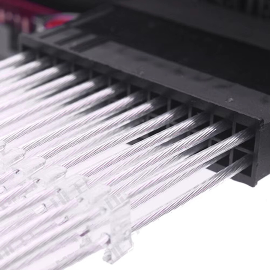 ALLOYSEED ATX 24-Pin auf 24-Pin Adapter mit 90-Grad-Winkel für Motherboard-Stromanschluss, Schwarz - Bild 3