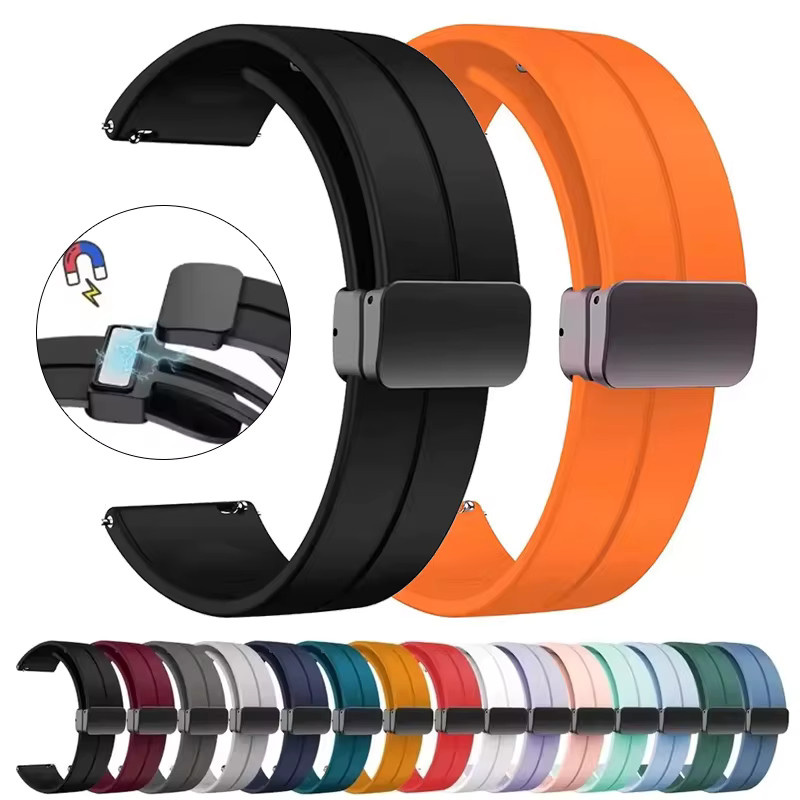 Smartwatch-Armband Silikon, Schwarz, Unisex - Bild 3