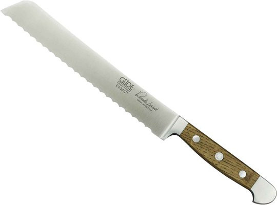 Güde Brotmesser Alpha aus Edelstahl mit Fasseiche in Braun, Länge: 32 cm - Bild 1
