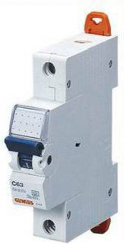 Gewiss Leitungsschutzschalter GW92508 1-polig 16A 230V/400V in Weiß - Bild 1