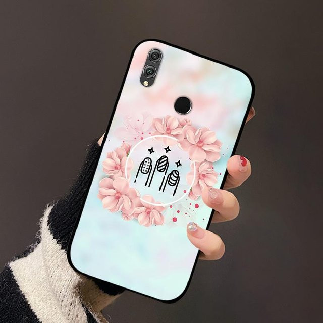 Stoßfeste Silikon Schutzhülle für Honor 8X und Honor 8X Max in Schwarz und Multicolour - Bild 1