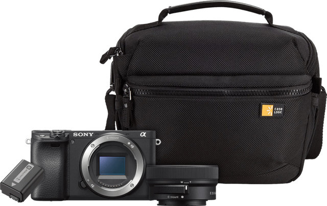 Sony A6400 Mirrorless Kamera APS-C Travel Kit in Schwarz - Bild 1