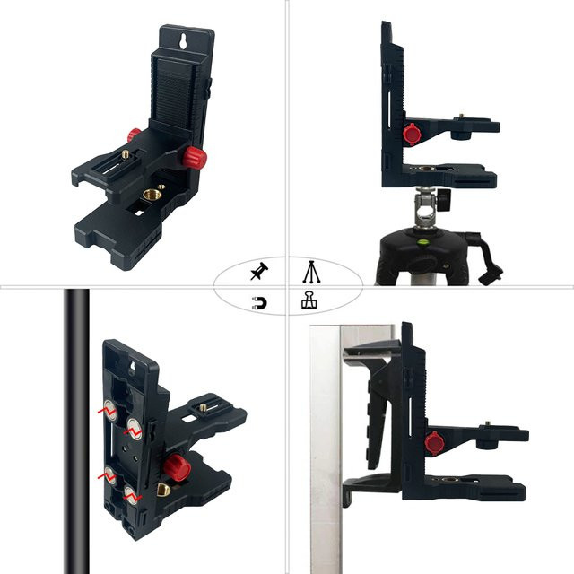 Heipoe DJ800Z Laser-Nivellierhalterung, L-förmig, multifunktional, verstellbar und magnetisch - Bild 1