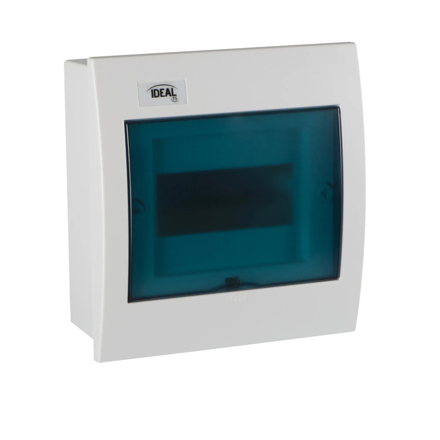 Kanlux Verteilerkasten Unterputz KDB-F06T aus ABS in Weiß und Blau mit 6 Modulen, B/H/T: 21,0 x 33,0 x 10,2 cm - Bild 2