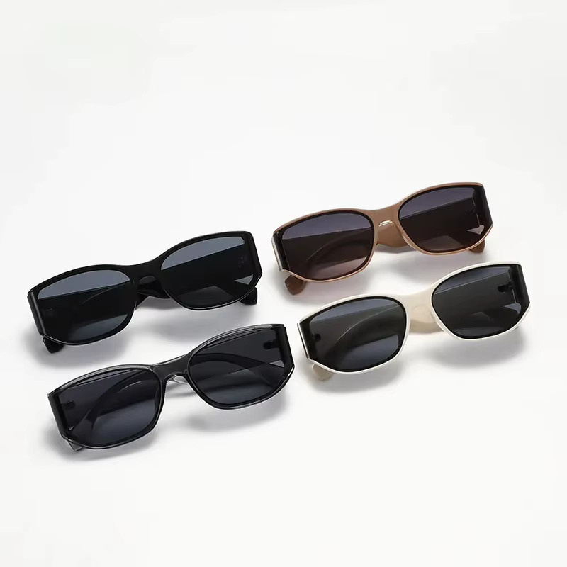 LALAMOLI Sonnenbrille, hexagonal, Vollrand, Kunststoff, Unisex, black - Bild 3