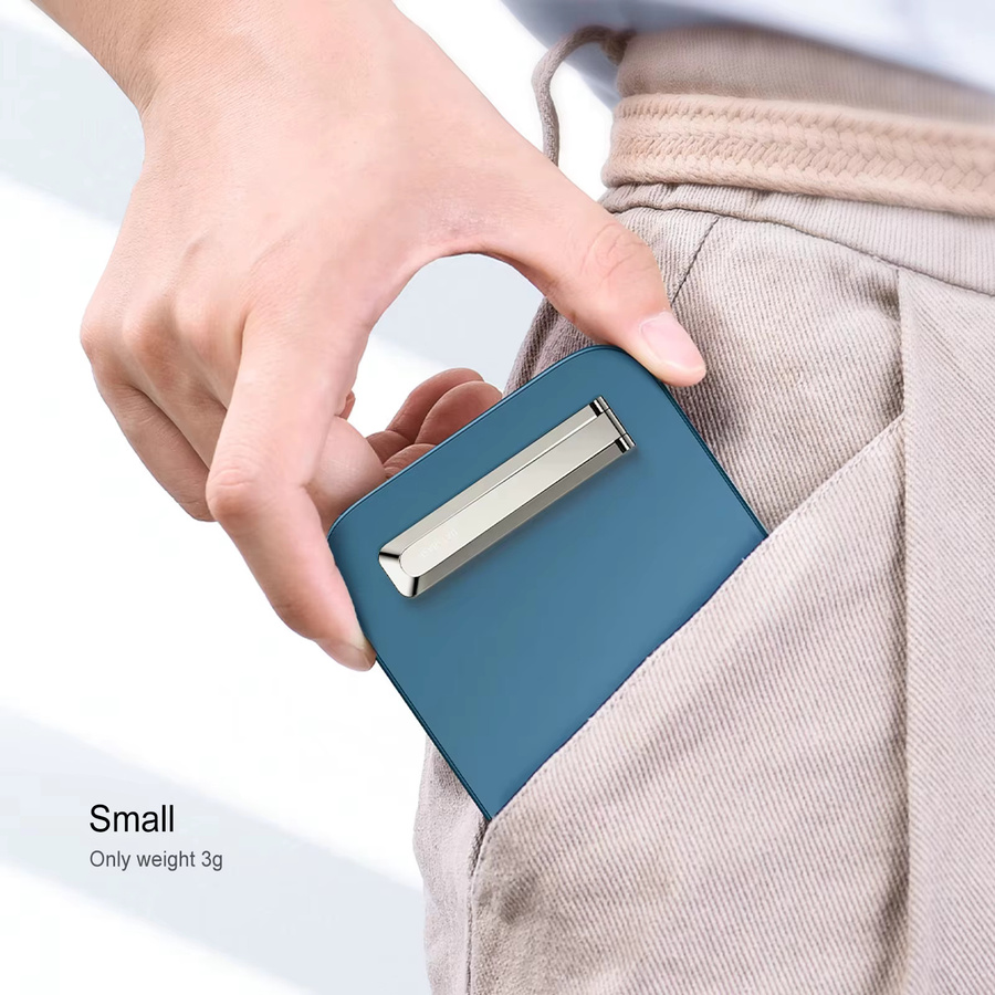 EARY Metall-Handyständer Faltbarer Tragbarer Telefonhalter in Silber und Grau für iPhone und Samsung - Bild 5