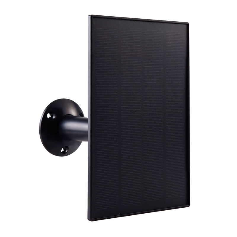 ELEGEEK 3W Solarpanel-Ladegerät für Überwachungskameras in Schwarz mit USB-C und Micro-USB Adapter für eufy Ring Reolink Arlo Outdoor-Stromversorgung - Bild 2