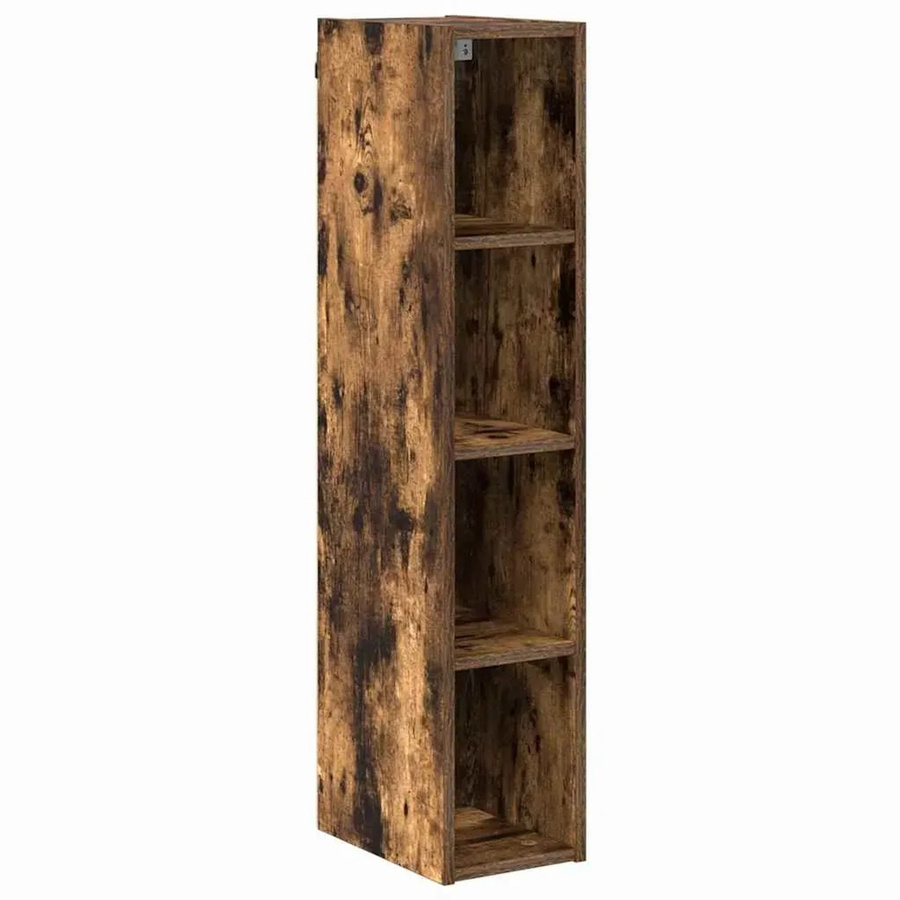 vidaXL Hängeschrank Riga in Geräucherte Eiche, Wandregal für die Küche, Braun, B/T/H: 20 x 29,5 x 100 cm - Bild 2