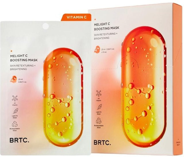 BRTC Melight C Boosting Maske, Vitamin C, 10 x 25 ml, Unisex - Bild 1