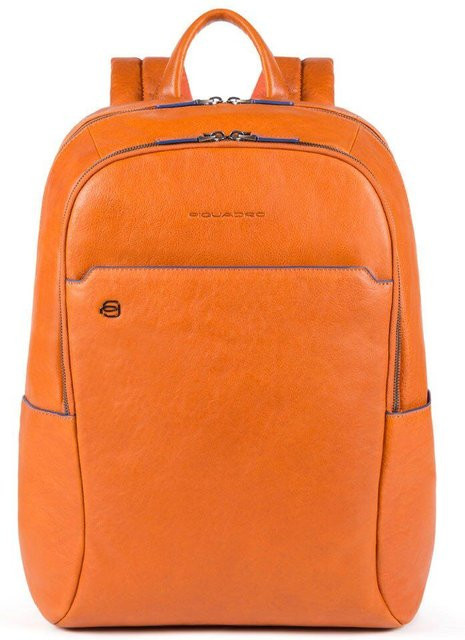 Piquadro Blue Square Special Großer Laptoprucksack mit iPad-Fach in Orange - Bild 1