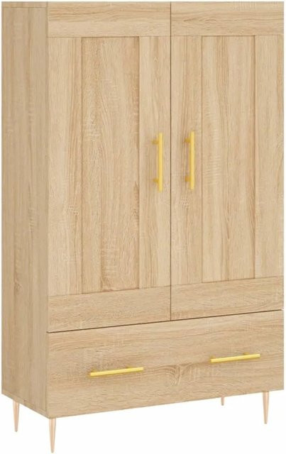 vidaXL Highboard Sonoma Eiche, Farbe Braun, B/T/H: 69,5 x 31,0 x 115,0 cm - Bild 1