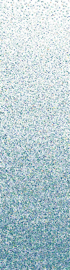 Isidore Leroy Mural Terrazzo Blau abstrakte Vlies Tapete in Steinoptik - Bild 1