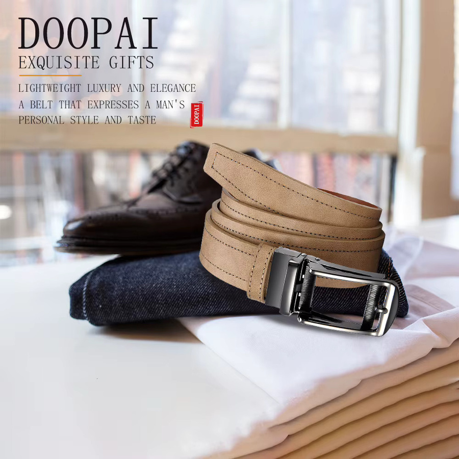 DOOPAI Gürtel Leder, Automatische Schnalle, Herren - Bild 2