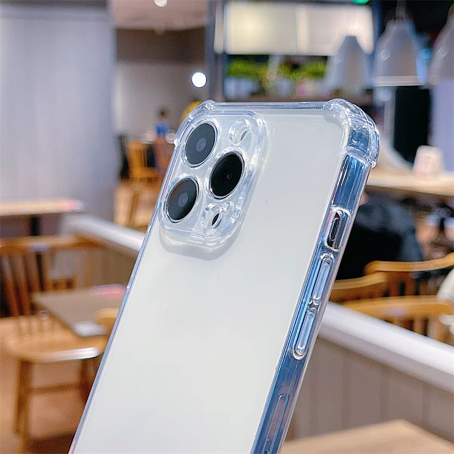 Stoßfeste Silikon Schutzhülle für Samsung Galaxy S25 Ultra, A56 5G, A55, A54, S24 FE, S23 Plus, S22 Ultra, A53, A52 in Transparent - Bild 2