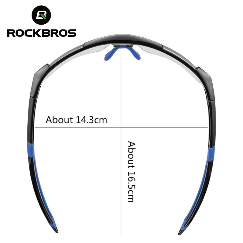 ROCKBROS Sportsonnenbrille, Photochrome, black, Kunststoff - Bild 2