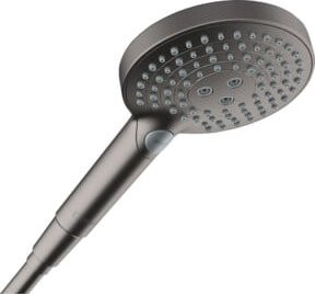 Hansgrohe Raindance Select S 120 EcoSmart Duschkopf in Brushed Brass mit 3 Strahlarten und Anti-Kalk-Funktion, Durchmesser: 120 mm - Bild 1